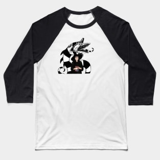 Beetlejuice Sandworm and Lydia Baseball T-Shirt